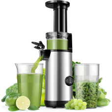 Соковитискач компактний електричний для фруктів та овочів Slow Juicer SJ-008