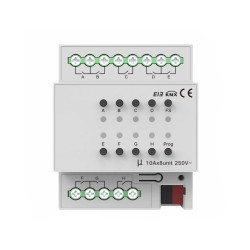Модуль перемикачів на 8 каналів 10A KNX Akubela KXAC-B1R8A10