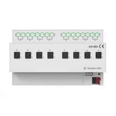 Модуль перемикачів на 8 каналів 16A KNX Akubela KXAC-B1R8A16