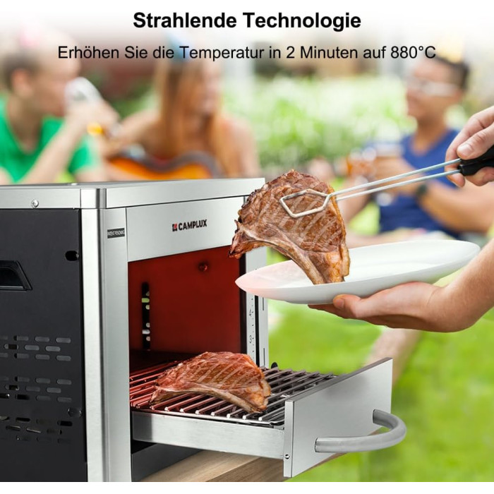 Газовий портативний гриль Camplux SG102