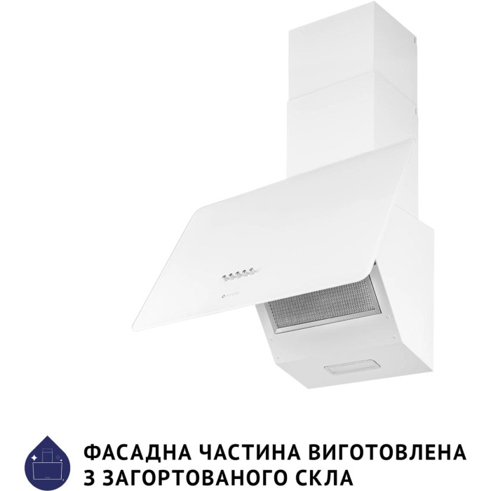 Декоративна похила витяжка Minola HDN 5224 WH 700 LED