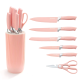 Набор кухонных ножей Royalty Line RL-NC07P Pink