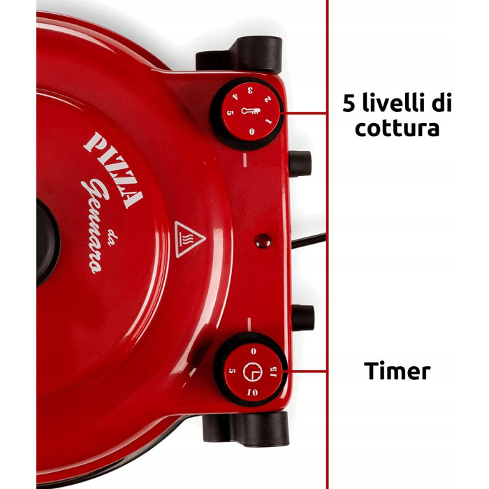 Електропіч для піци Ariete 919 Red