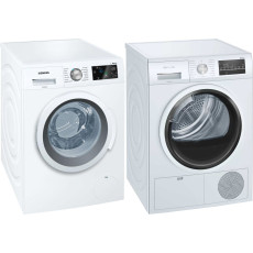 Вместе дешевле (комплект): Стиральная машина Siemens IQ500 WM14T640 + Сушильная машина Siemens IQ500 WT46G402 Б/У