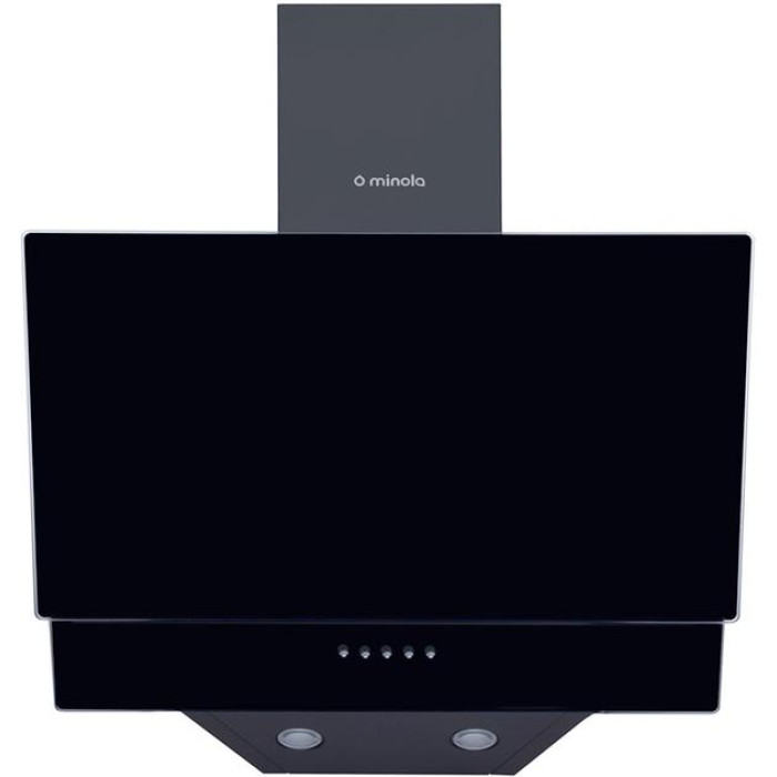 Витяжка декоративна похила MINOLA HDN 5212 BL 700 LED Black