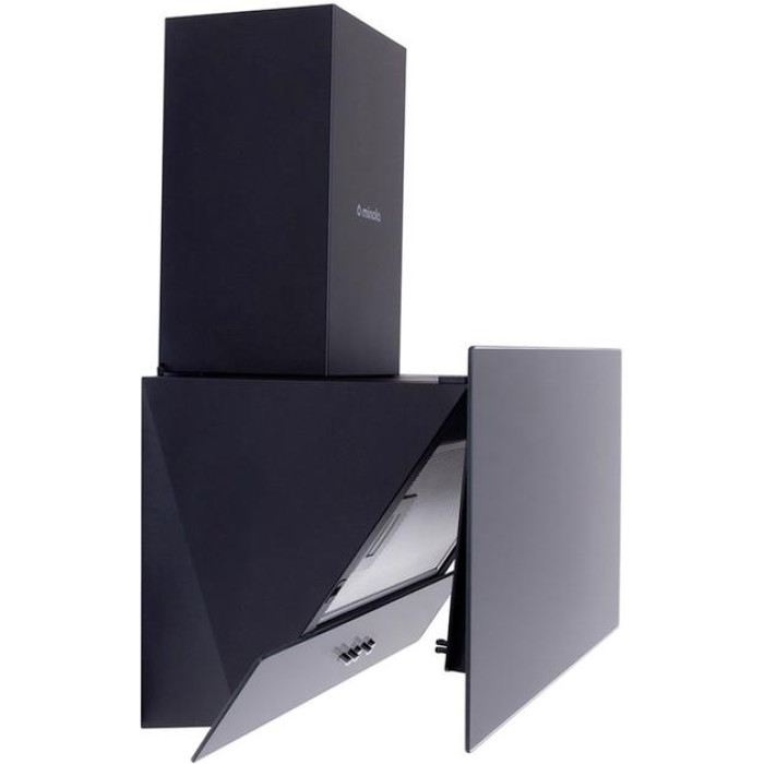 Витяжка декоративна похила MINOLA HDN 5212 BL 700 LED Black