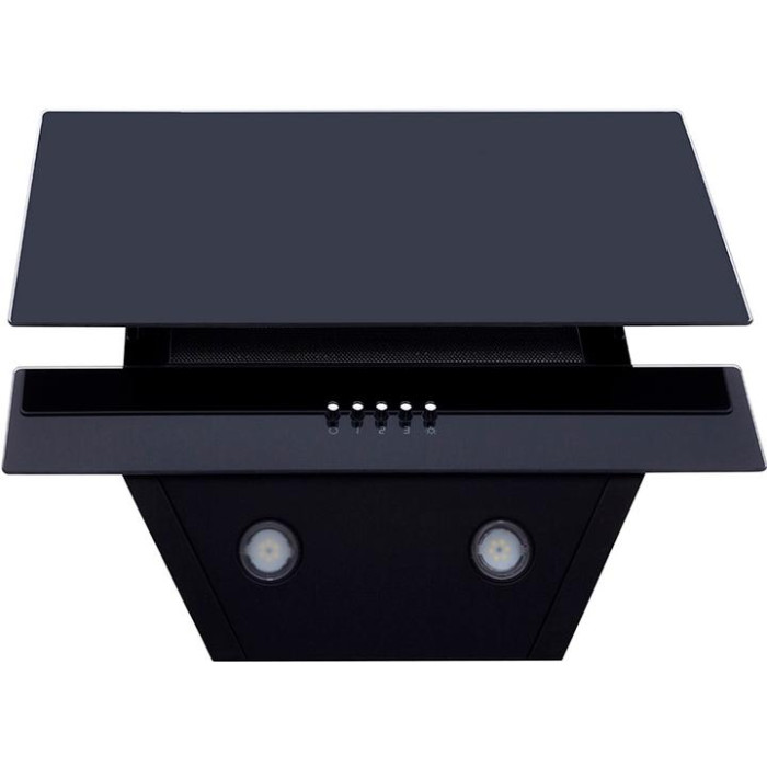 Витяжка декоративна похила MINOLA HDN 5212 BL 700 LED Black