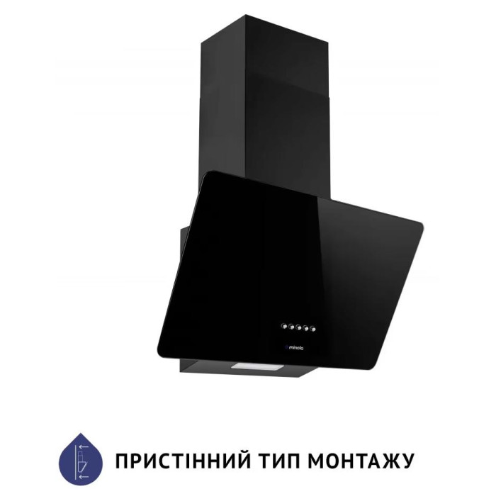 Витяжка декоративна MINOLA HDN 5224 BL 700 LED Black