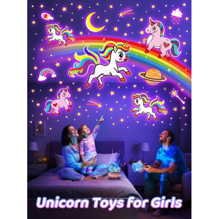 Дитячий світловий проектор-нічник WH-E11