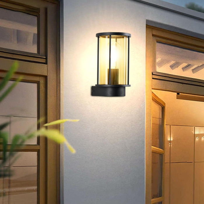 Вуличний настінний світильник BRIMMEL VR0405 Black