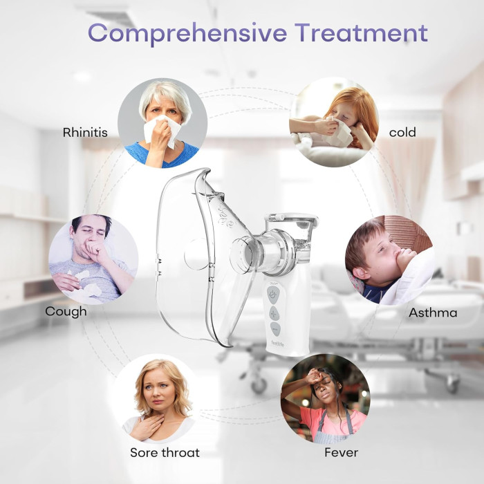 Портативний інгалятор (Небулайзер) FEELLIFE Air Pro VIII White Б/В