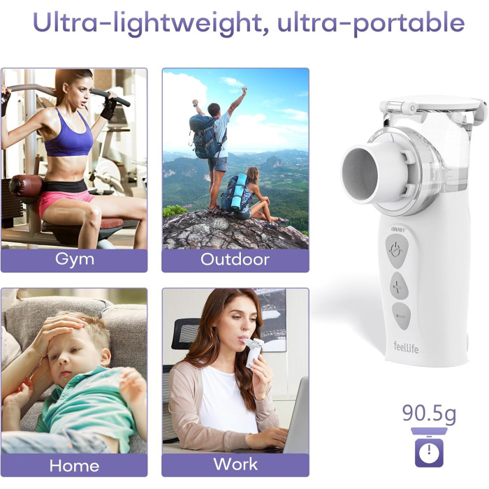 Портативний інгалятор (Небулайзер) FEELLIFE Air Pro VIII White Б/В