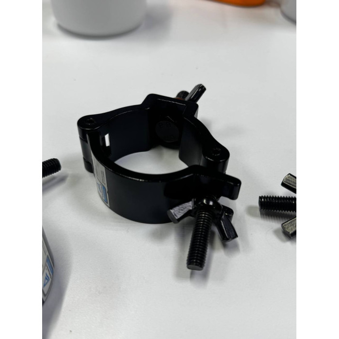 Вузький з'єднувач-кламп Global Truss Half Coupler Narrow для тросів/ферм 3PCS Black