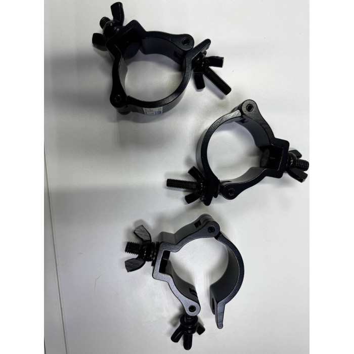 Вузький з'єднувач-кламп Global Truss Half Coupler Narrow для тросів/ферм 3PCS Black