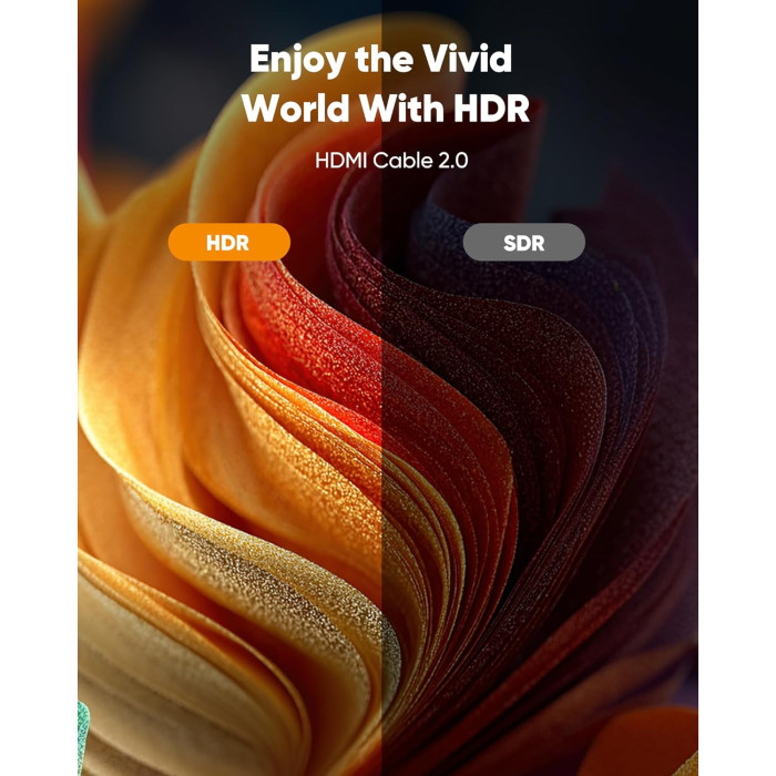 Кабель SNOWKIDS 4K HDMI-HDMI V2.0 10м
