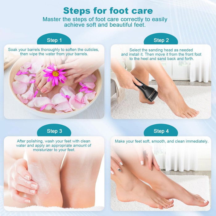 Електричний прилад для видалення мозолів та тріщин на п'ятах ZCA069