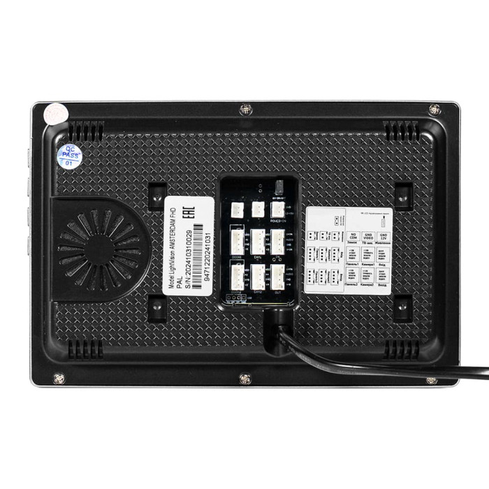 Відеодомофон 7" Light Vision AMSTERDAM FHD Grey
