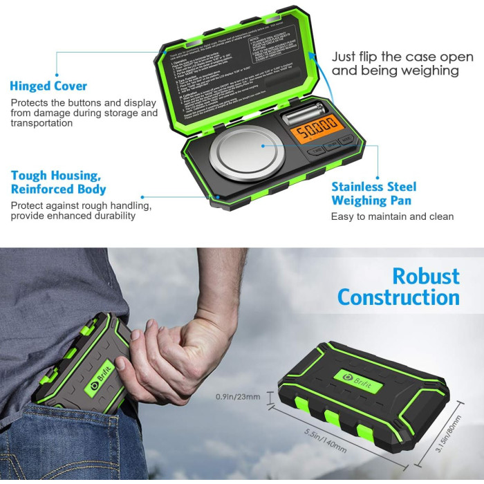 Електронні кишенькові ваги Brifit KA25/UF200H