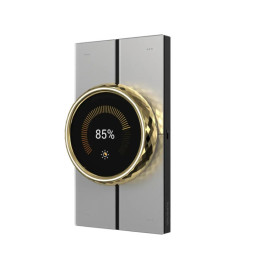 Центральна панель управління розумним будинком 2.1" Akubela HyPanel LUX RT61-PoE-EU Gold з PoE