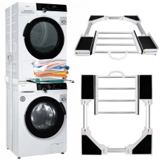 Универсальный комплект для установки стиральных и сушильных машин Stacking Kit for Washing Machine and Dryer White
