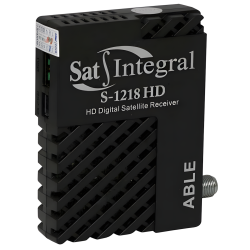 Супутниковий тюнер компактний Sat Integral S-1218HD Black