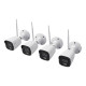 Комплект IP-відеоспостереження з WiFi на 4 камери TVT TD-P0804W1-001