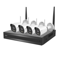 Комплект IP-відеоспостереження з WiFi на 4 камери TVT TD-P0804W1-001