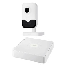 Комплект IP-відеоспостереження на 1 камеру Hikvision IP-Video Kit 1x4Mp (C) Mic WiFi