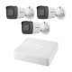 Комплект IP-відеоспостереження на 3 камери Hikvision IP-Video Kit 3x2Mp (B)