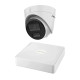Комплект IP-відеоспостереження на 1 камеру Hikvision IP-Video Kit 1x2Mp (T) Mic DualLight