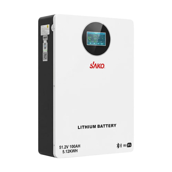 Літій-залізо-фосфатна акумуляторна батарея LiFePO4 Sako SK-51.2V100Ah Li-Sun Series 51.2 В 100 А·год 5120 Вт·ч