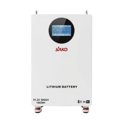 Літій-залізо-фосфатна акумуляторна батарея LiFePO4 Sako Li-Sun Series SK-51.2V300Ah 51.2 В 300 А·год 15360 Вт·ч
