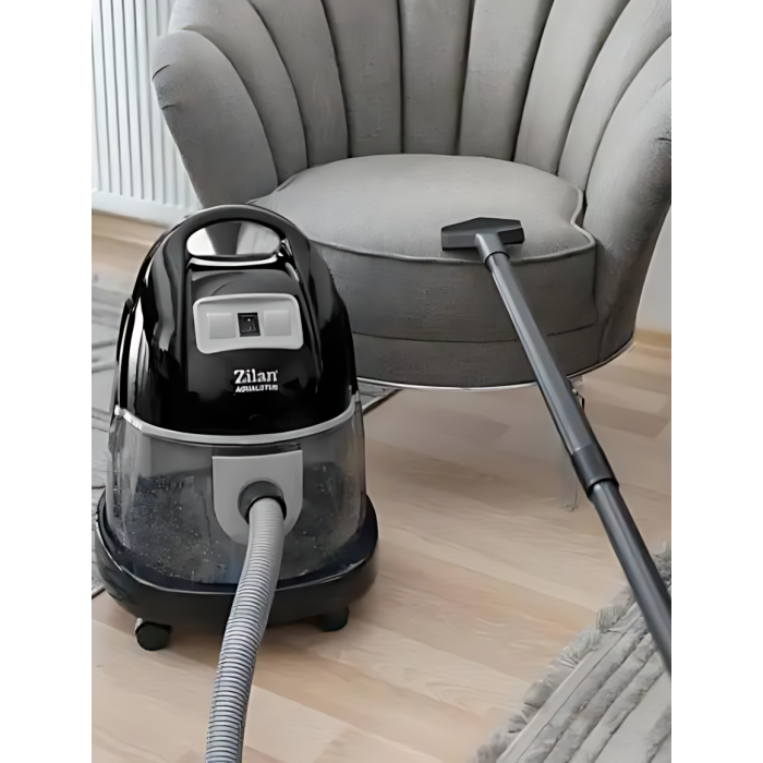 Пилосос з аква-фільтром для сухого та вологого прибирання Zilan ZLN8945G Grey