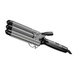 Потрійна плойка (Стайлер) для завивки волосся Floria ZLN9419 Grey