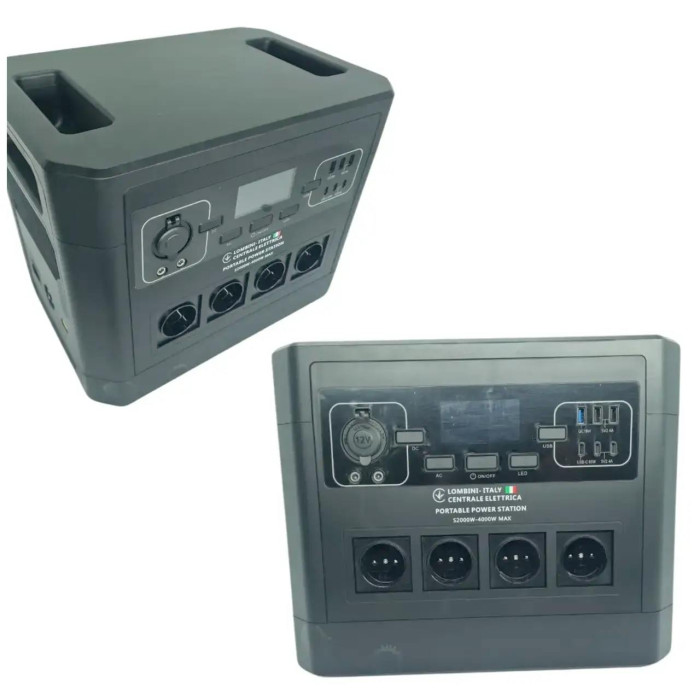 Зарядна станція LOMBINI S2000-4000W Чорний (Black)