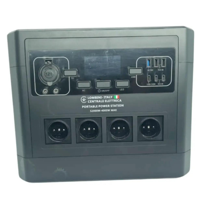 Зарядна станція LOMBINI S2000-4000W Чорний (Black)