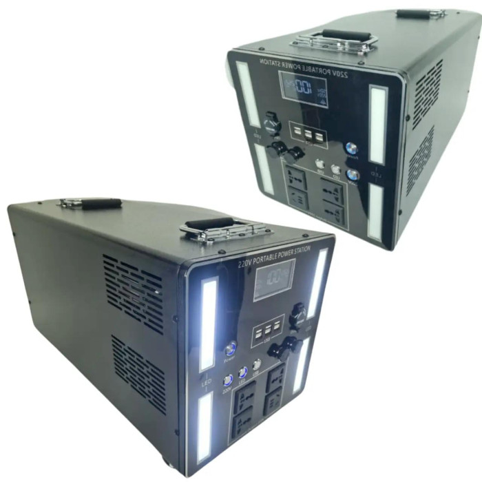 Зарядна станція на коліщатках LOMBINI S5000-10000W із швидкою зарядкою Чорний (Black)