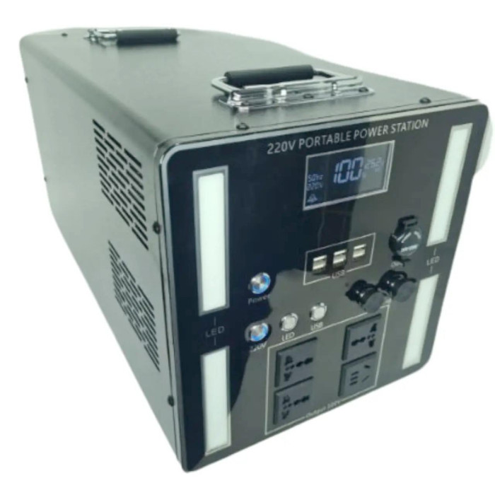 Зарядна станція на коліщатках LOMBINI S5000-10000W із швидкою зарядкою Чорний (Black)