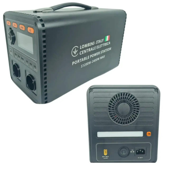 Зарядная станция LOMBINI S1200-2400W Черный (Black)