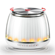 Портативна bluetooth колонка (Динамік) XRDZYXGS з динамічним RGB-підсвічуванням White