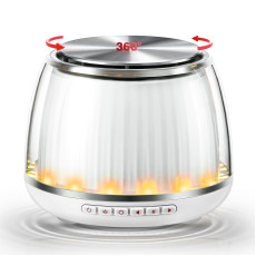 Портативна bluetooth колонка (Динамік) XRDZYXGS з динамічним RGB-підсвічуванням White