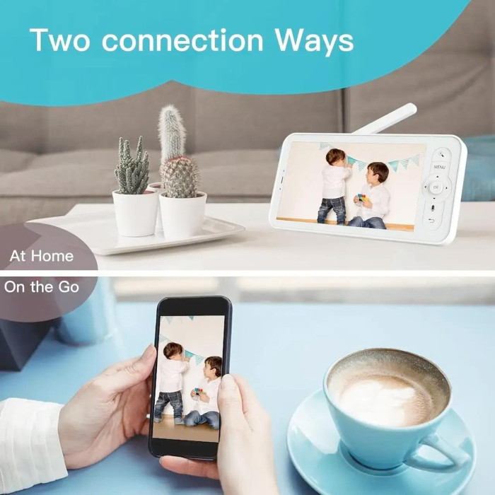 Видеоняня ARENTI 2K HD Baby Monitor White Б/У