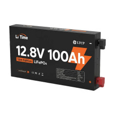 Акумуляторна батарея літій-залізо-фосфатна 12.8В 100А·г LiFePO4 LiTime Slim 12V100-100-SLIM-LTCP-4-SE100 ультратонка