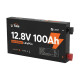 Акумуляторна батарея літій-залізо-фосфатна 12.8В 100А·г LiFePO4 LiTime Slim 12V100-100-SLIM-LTCP-4-SE100 ультратонка