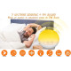 Світловий будильник Wake Up Light ACA-002-B з імітацією сходу та заходу сонця, подвійним будильником і 7 ​​природних звуків