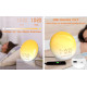 Світловий будильник Wake Up Light ACA-002-B з імітацією сходу та заходу сонця, подвійним будильником і 7 ​​природних звуків