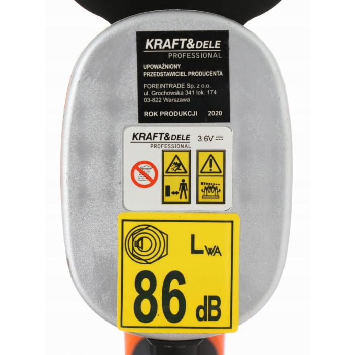 Акумуляторні садові ножиці-кущоріз Kraft&Dele KD5130