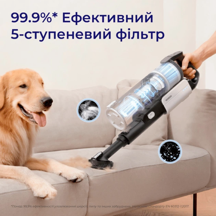 Вертикальний акумуляторний пилосос LEVOIT LVAC-200