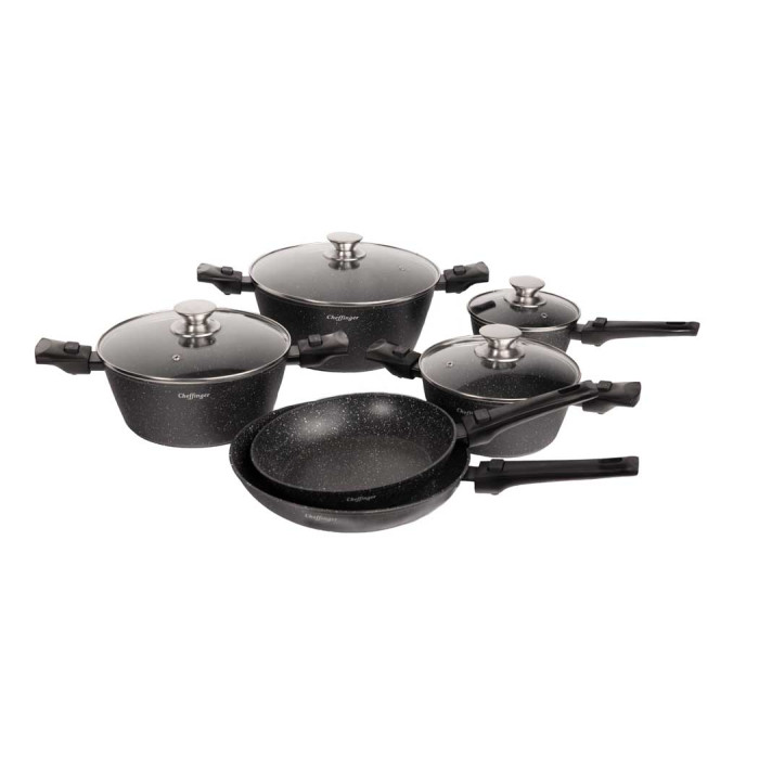 Набір посуду Cheffinger CF-FAD1010 Black