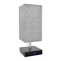 USB-ліжкова настільна лампа (Торшер) Grey Square Fab